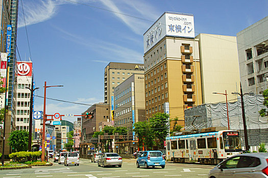熊本,有轨电车,日本