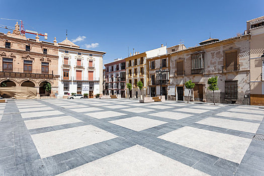 广场,城市,西班牙