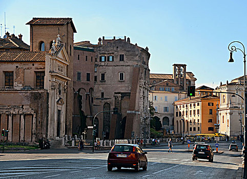 罗马,五月,特色,街道,风景,交通,老,建筑,意大利,排列,世界,流行,旅游,魅力