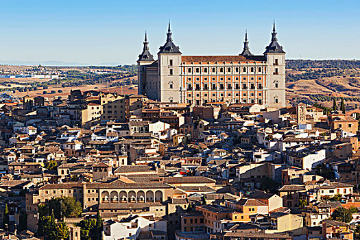 城市,城堡,托莱多,托莱多省,卡斯蒂利亚,拉曼查,西班牙