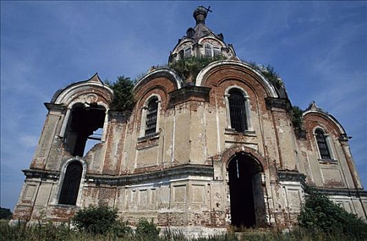 破坏,俄国东正教堂