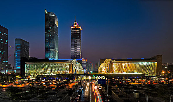 深圳市区夜景