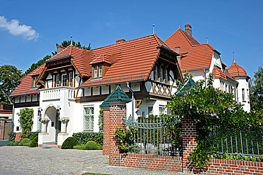 别墅,宅邸,波茨坦,勃兰登堡,德国,欧洲