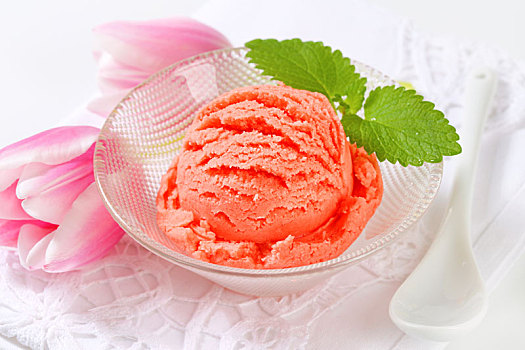 舀具,粉色,冰淇淋,碗