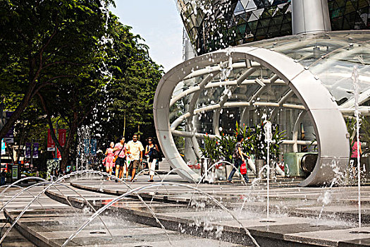 入口,离子,果园,购物中心,建筑师,工程师,新加坡,七月,2009年