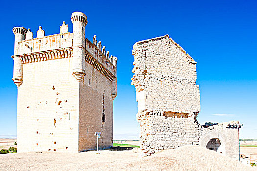 城堡,贝尔蒙特,卡斯提尔,西班牙