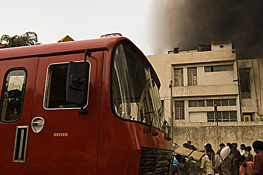 消防车,途中,印度