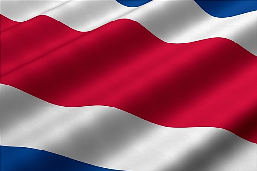 哥斯达黎加,旗帜