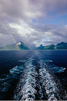 尾流,茉莉亚岛,法属玻利尼西亚