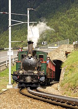 蒸汽机车,布莱特峰,建造,马塔角,瑞士