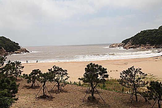 浙江普陀山,绿水青山