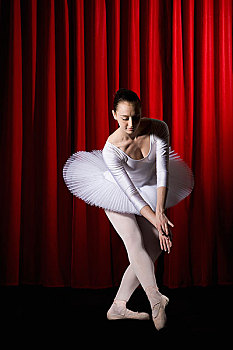 芭蕾舞者,姿势,舞台