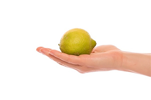 手,柠檬