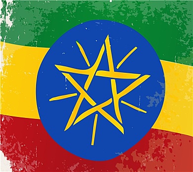 埃塞俄比亚,旗帜,低劣