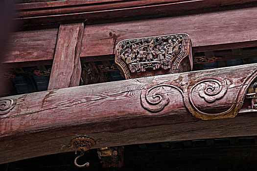 安徽黟县宏村承志堂的木雕艺术