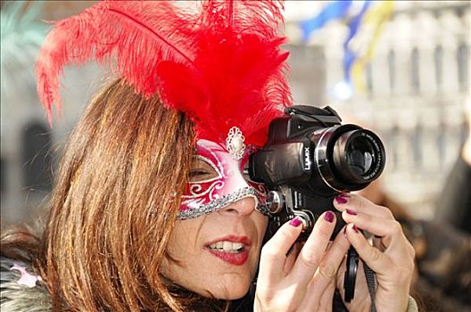 摄影师,2009年,狂欢,威尼斯,威尼西亚,意大利,欧洲