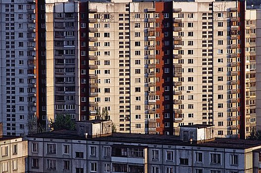 20世纪80年代,公寓楼,莫斯科,俄罗斯