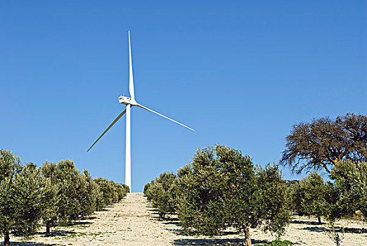 风轮机,安达卢西亚,西班牙