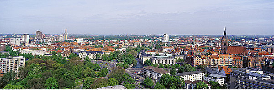俯视,汉诺威,德国