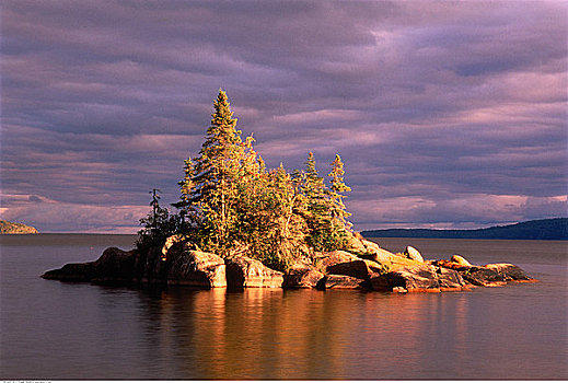 北海岸,苏必利尔湖,靠近,安大略省,加拿大