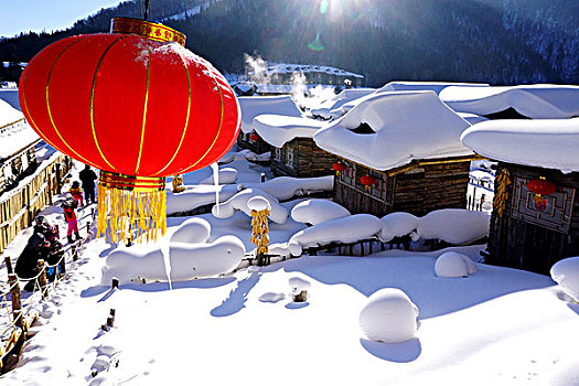 中國雪鄉，雪景，東北、黑龍江，牡丹江