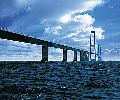 桥,跨越,海洋