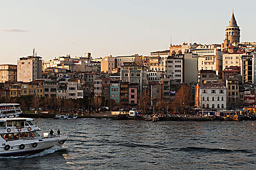 城市,博斯普鲁斯海峡,河,伊斯坦布尔,土耳其