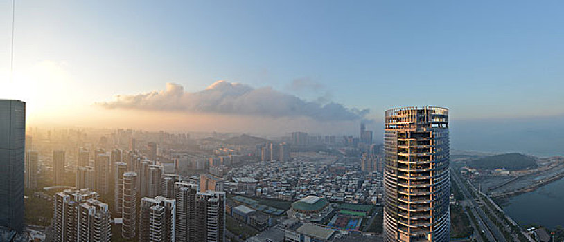 厦门高楼全景