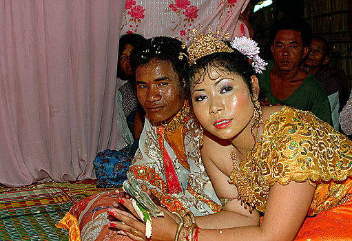 柬埔寨,婚礼,艺术家