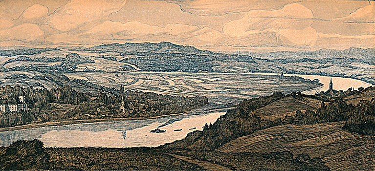 多瑙河,世纪,艺术家