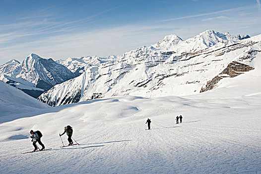 边远地区,滑雪,落基山脉,不列颠哥伦比亚省,加拿大