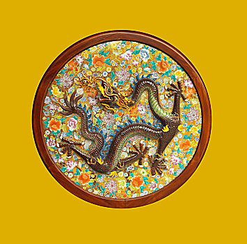 龙纹陶瓷浮雕