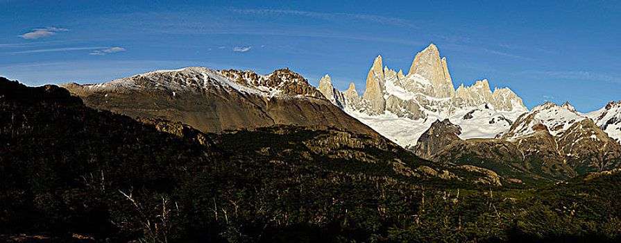 雪,山脉,洛斯格拉希亚雷斯国家公园,省,巴塔哥尼亚,阿根廷,南美