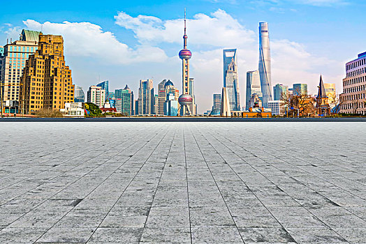 地砖路面和上海建筑