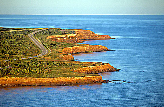 海岸线,王子,国家公园,爱德华王子岛,加拿大