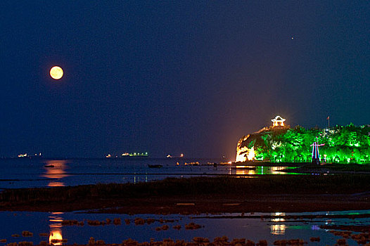 老龍頭夜景