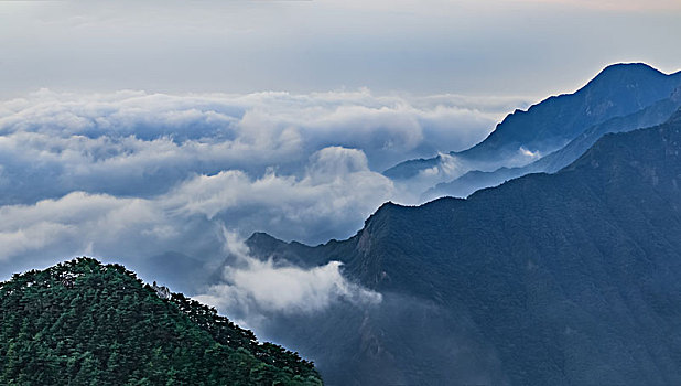 江西省九江市庐山含鄱口风景区自然景观