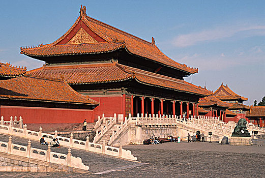 中国,北京,故宫,和谐,大门
