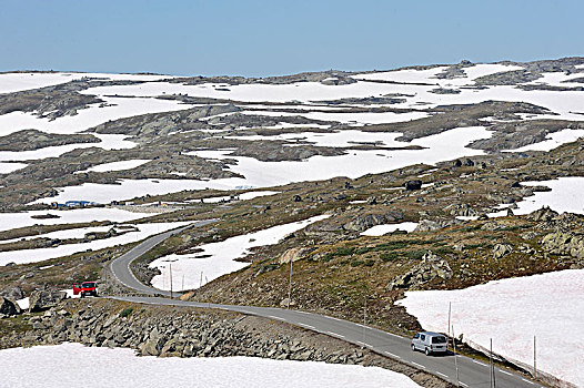 道路,山景