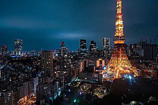 日本东京夜景