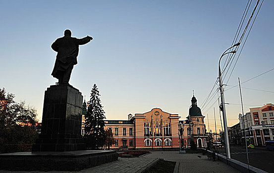 俄罗斯列宁雕像