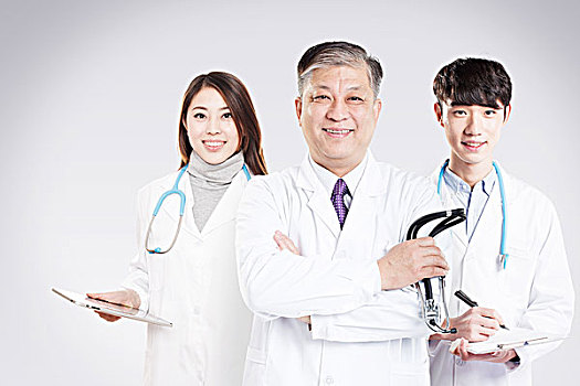 三个,亚洲人,外科手术,医生,医院