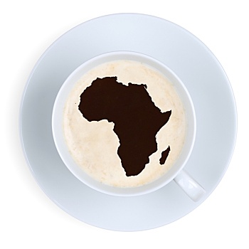 非洲,咖啡杯