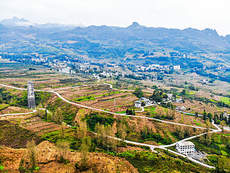 航拍湖北恩施大峡谷云龙地缝景区