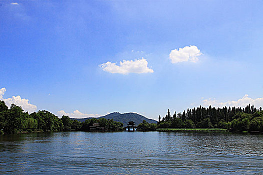 杭州西湖城市风光