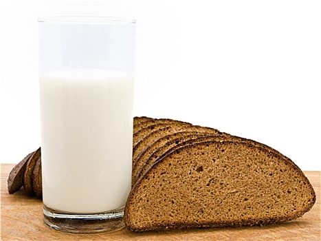 面包,牛奶