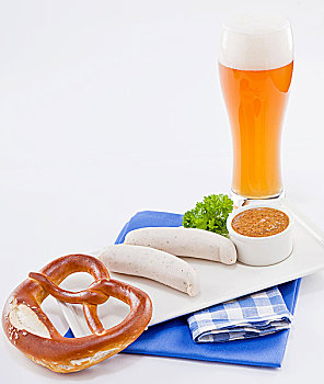 小牛肉香肠,德国啤酒