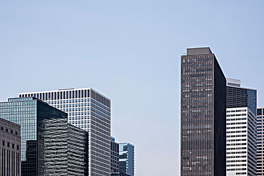 现代,高层建筑,写字楼,芝加哥