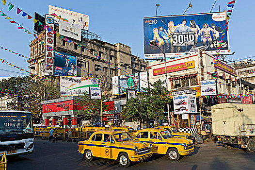 道路,加尔各答,西孟加拉,印度