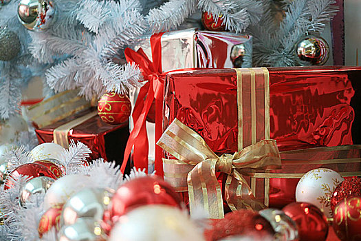 礼物,圣诞节,树